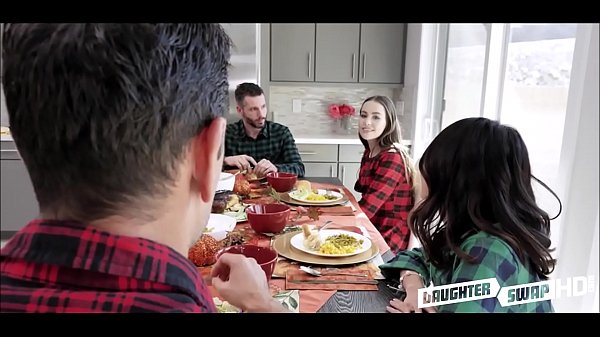 Two Hot Teen Daughters Jasmine Grey And Naomi Blue Decide To Swap Fuck Each Others Depressed Dad’s During Thanksgiving Dinner Part 2